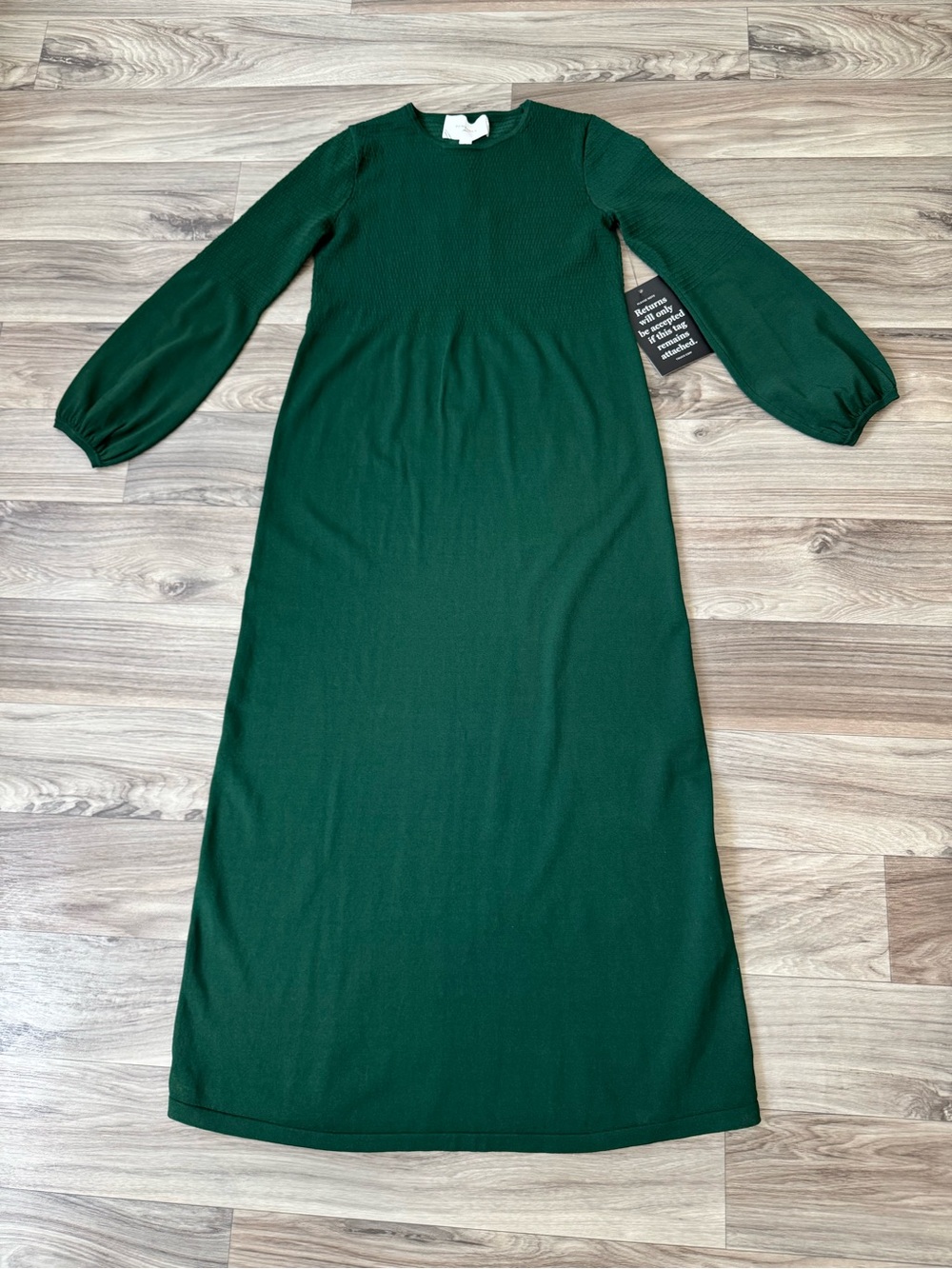 NWT Pomander Place Hunter Green Double Knit Lennox Dress Size Small